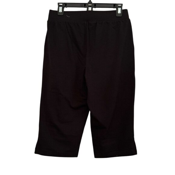 Croft & Barrow Womens Black Skimmer Pants S Cotton Blend Everyday Comfortable - Picture 2 of 9